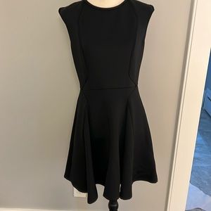 Ted baker black flair dress